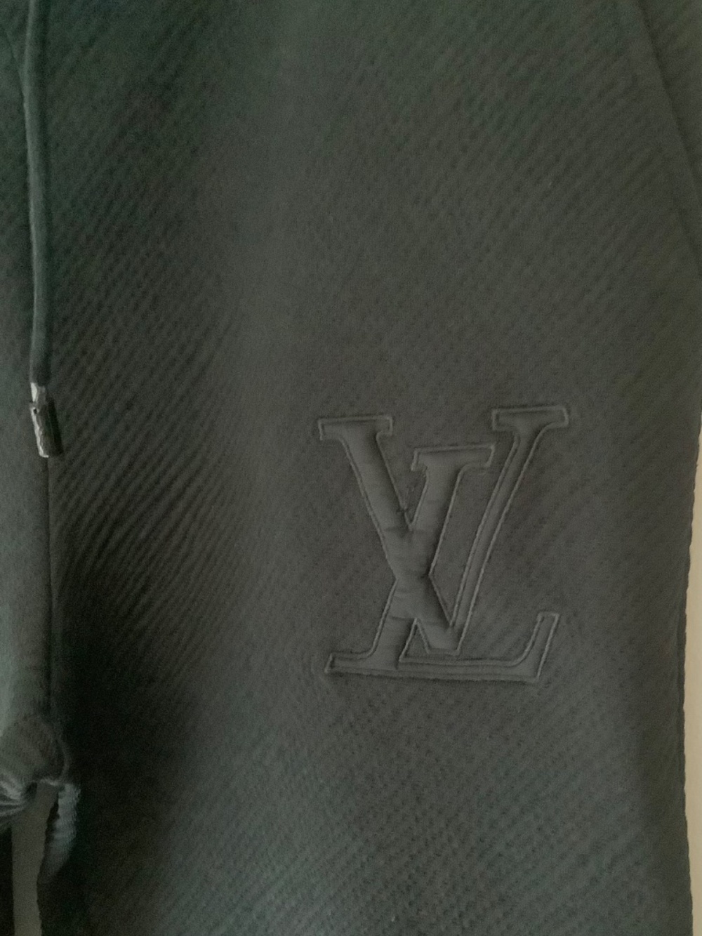 Louis Vuitton Monogram Zip-Through Hoodie & Jog Pants Set In Black Size 3L - Picture 4 of 5